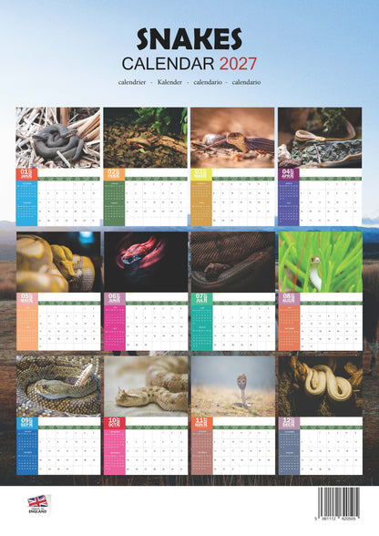 Snakes Calendar 2027 – M-PRA Range