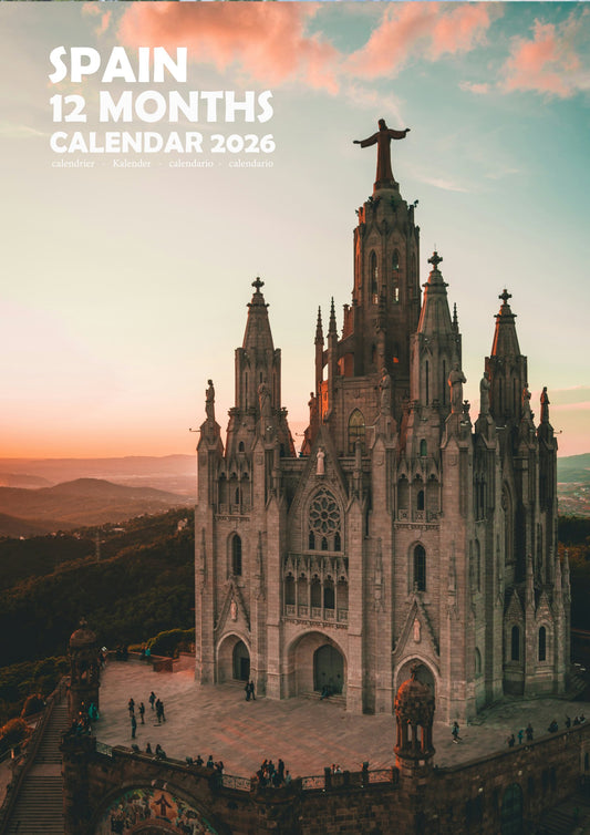 Spain Calendar 2026 – M-PRA Range