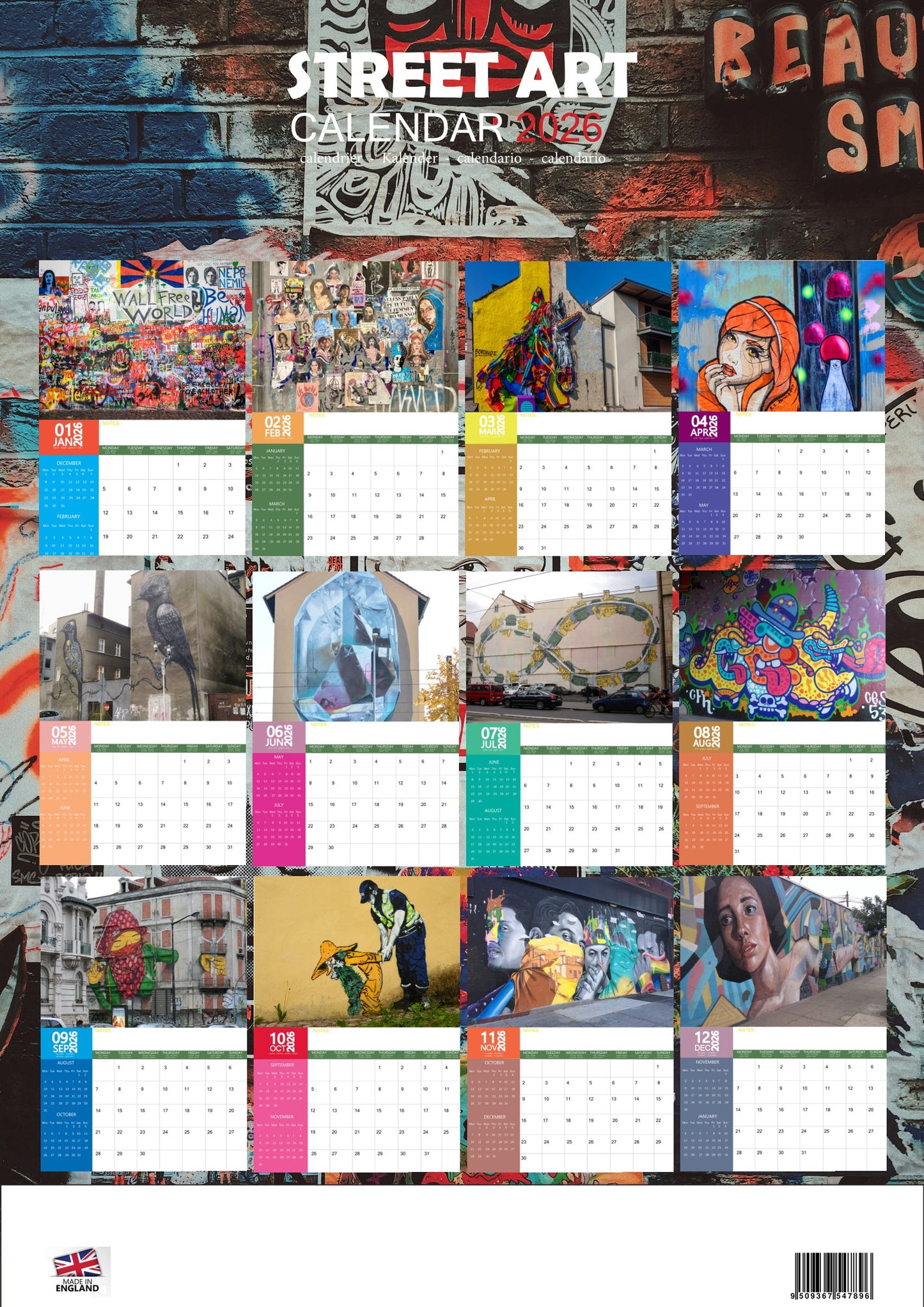 Street Photography Art Calendar 2026 – M-PRA Range