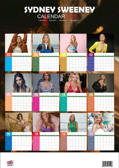 Sydney Sweeney Celebrity Calendar 2026 – M-PRA Range