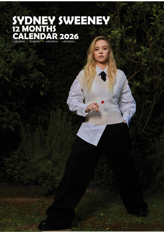 Sydney Sweeney Celebrity Calendar 2026 – M-PRA Range