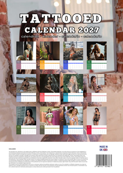Tattooed Women Calendar 2027 – M-PRA Range