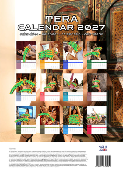 Tera Patrick XXX Calendar 2027 | Adult Calendar