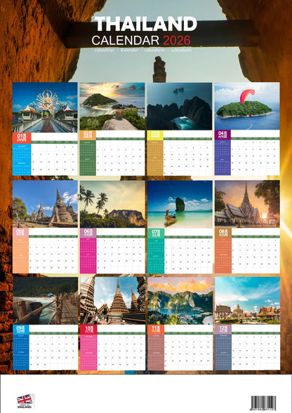 Thailand Calendar 2026 – M-PRA Range