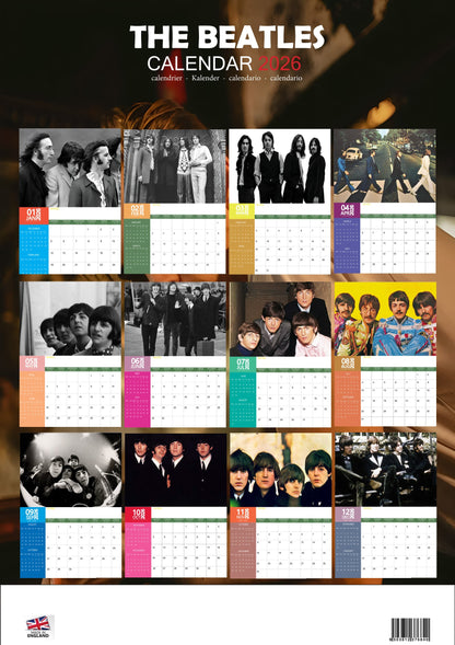 The Beatles Music Calendar 2026 – M-PRA Range