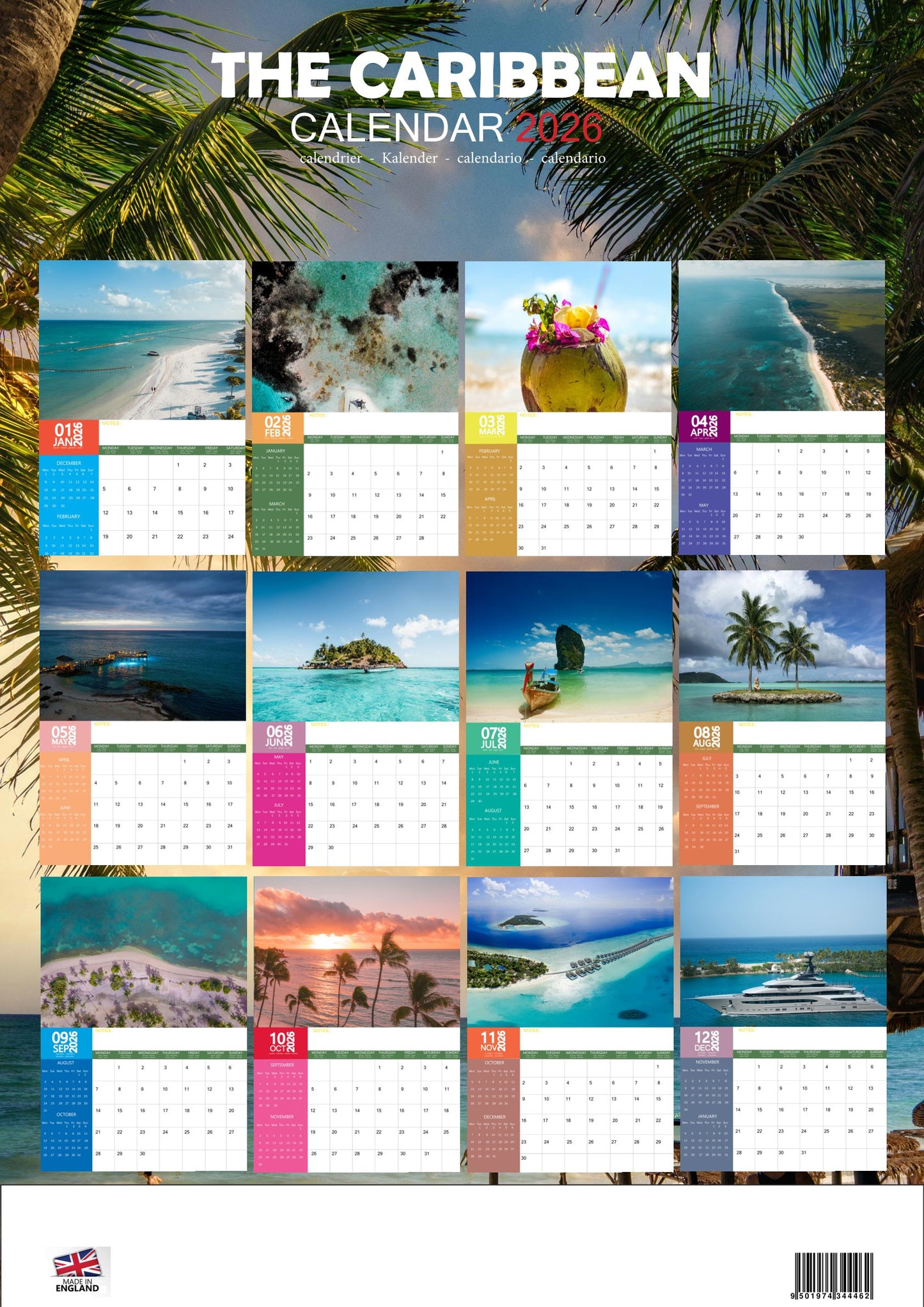 The Caribbean Calendar 2026 – M-PRA Range