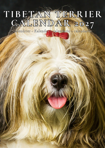 Tibetan Terrier Dog Calendar 2027 – M-PRA Range