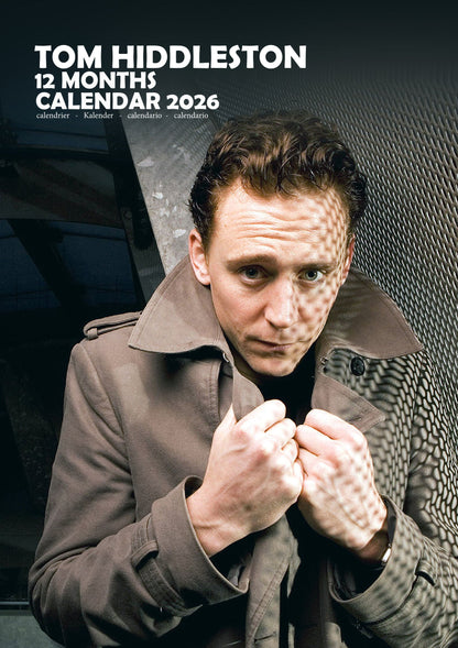 Tom Hiddleston Celebrity Calendar 2026 – M-PRA Range