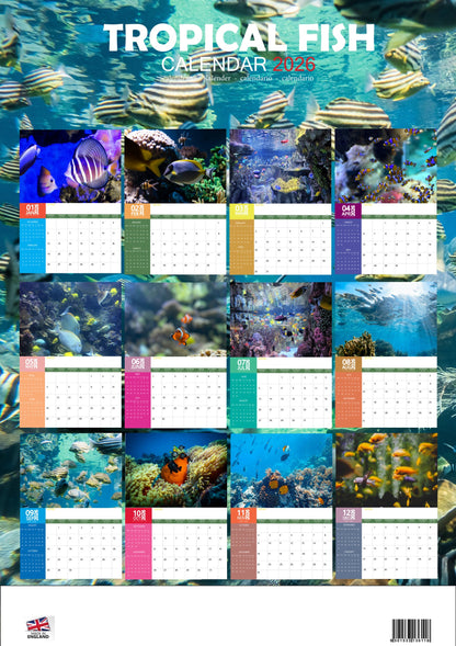 Tropical Fish Calendar 2026 – M-PRA Range