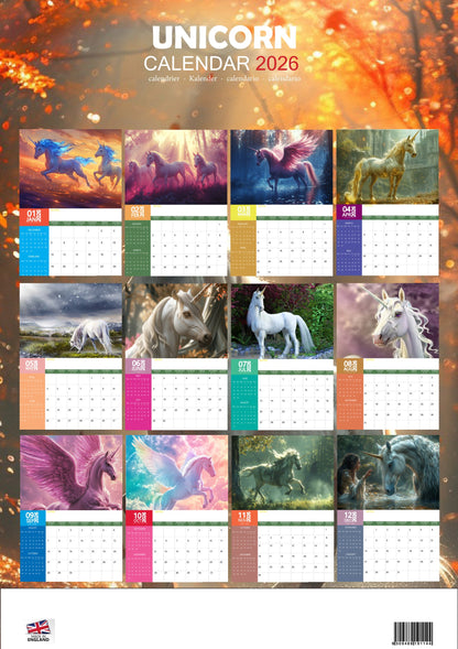 Unicorn Surrealism Art Calendar 2026 – M-PRA Range