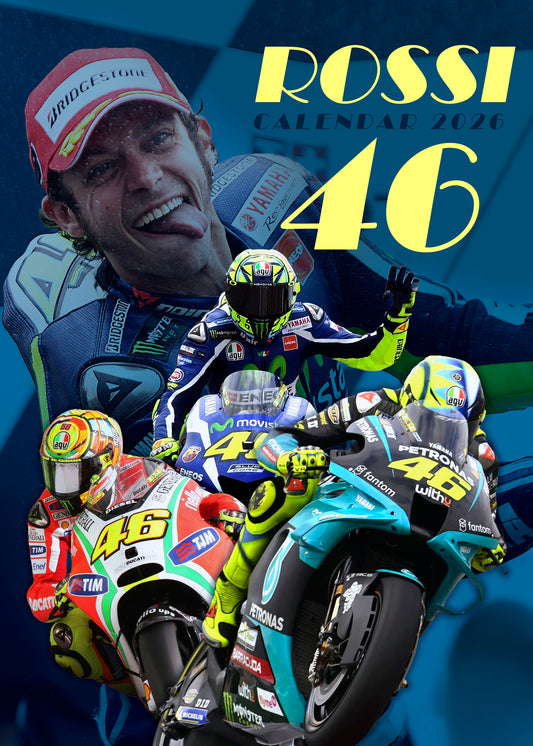 Valentino Rossi Calendar 2026 – RR Range