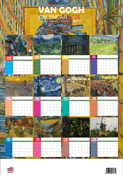 Van Gogh Art Calendar 2026 – M-PRA Range