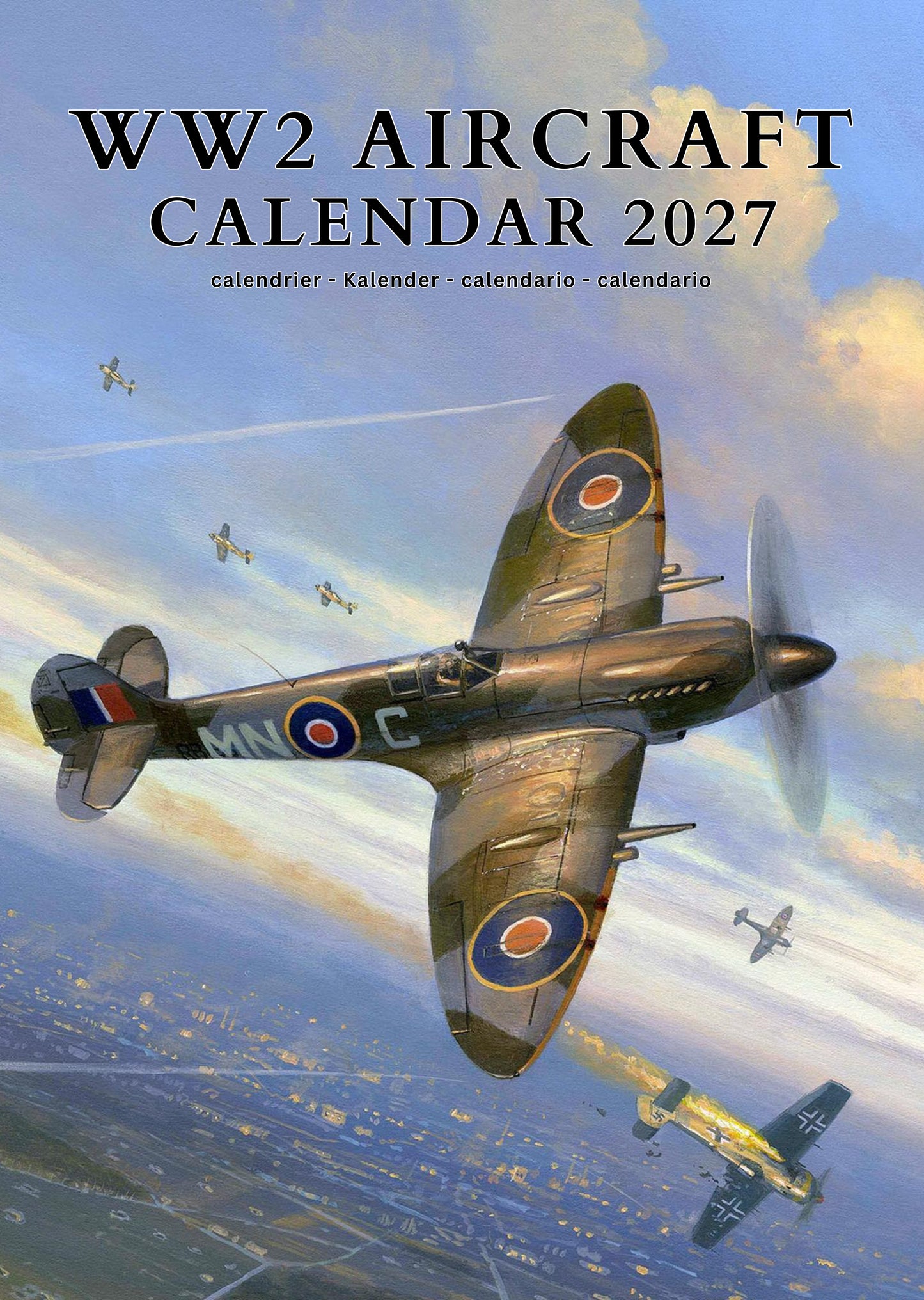 WW2 Aircraft Transport Calendar 2027 – M-PRA Range