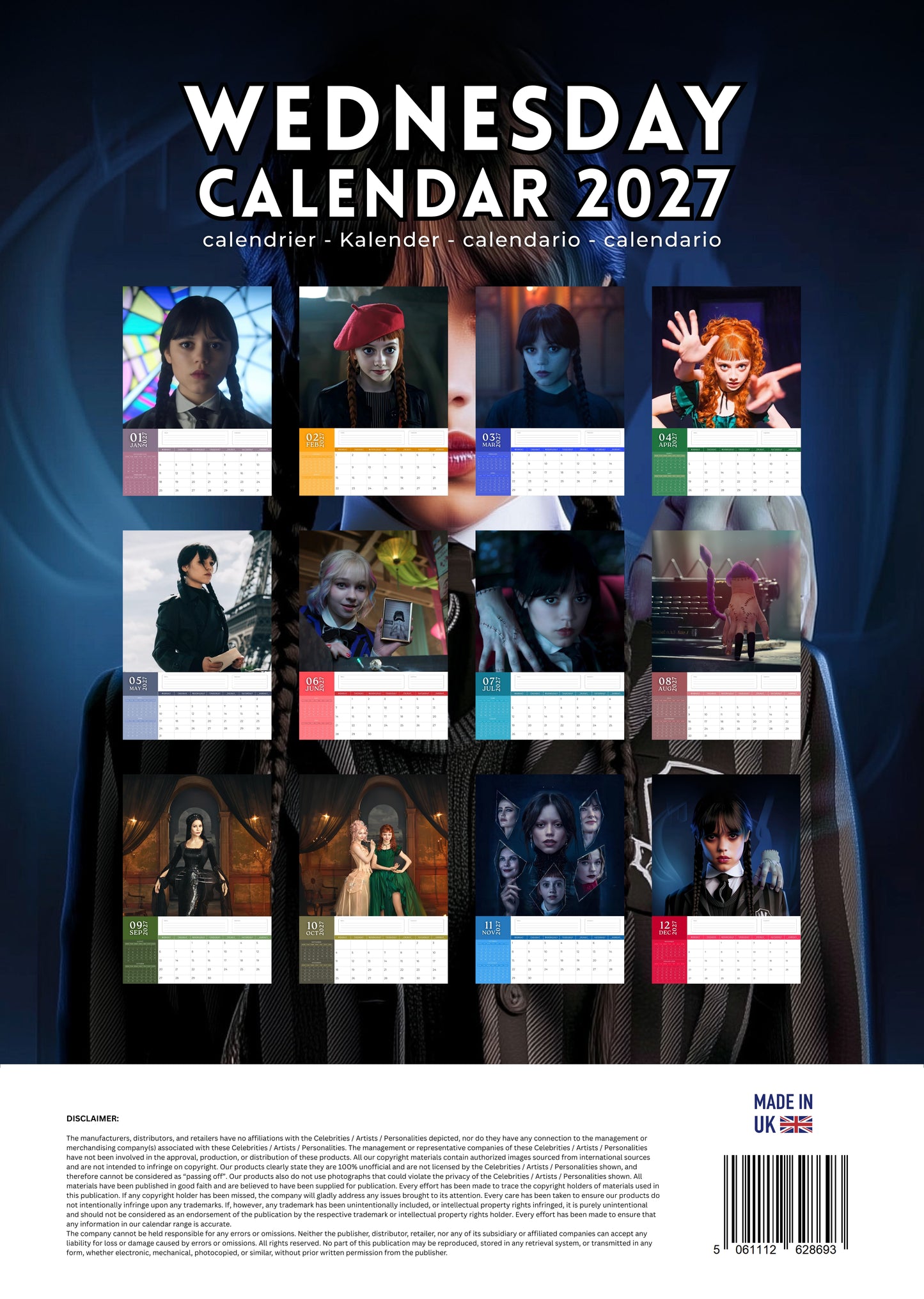 Wednesday Calendar 2027 – M-PRA Range