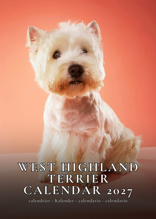 West Highland Terrier Dog Calendar 2027 – M-PRA Range
