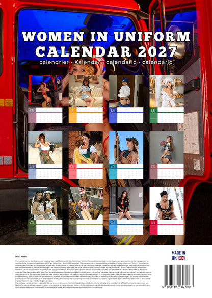 Women in Uniform Calendar 2027 | Stylish Photo Calendar