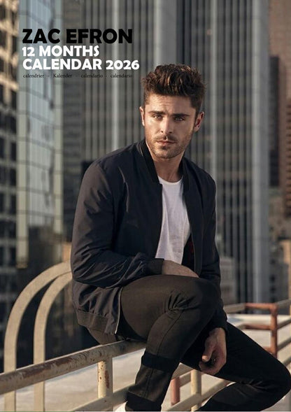 Zac Efron Celebrity Calendar 2026 – M-PRA Range